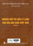 Nghiên cứu tư liệu lý luận văn hóa dân gian Việt Nam: Quyển 2