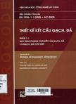 Thiết kế kết cấu gạch, đá: Phần 1-1: Quy định chung cho kết cấu gạch, đá và gạch, đá cốt thép