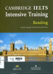 Cambridge IELTS intensive training reading