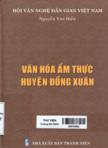 Văn hóa ẩm thực huyện Đồng Xuân