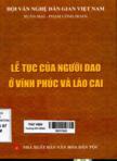 Lễ tục của người Dao ở Vĩnh Phúc và Lào Cai