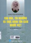 Văn hóa, tín ngưỡng và thực hành tôn giáo người Việt: T3