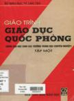 Giáo trình giáo dục quốc phòng - Tập I