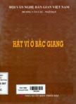 Hát ví ở Bắc Giang