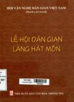 Lễ hội dân gian làng hát môn