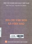 Địa chí văn hóa xã Vĩnh Hào