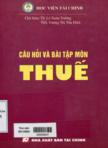 Câu hỏi và bài tập môn thuế