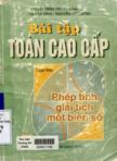 Bài tập toán cao cấp : Tập II