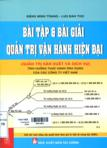 Bài tập và bài giải quản trị vận hành hiện đại: Tình huống thực hành ứng dụng của các công ty Việt Nam