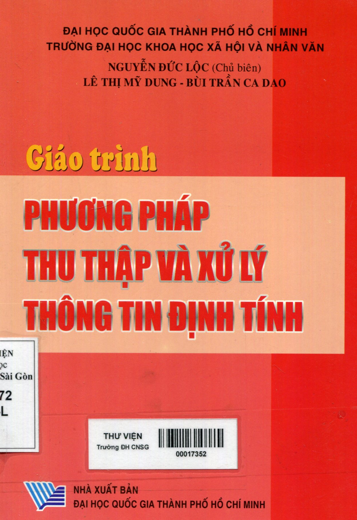 Giáo trình phương pháp thu thập và xử lý thông tin định tính