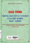 Giáo trình những nguyên lý cơ bản của chủ nghĩa Mác - Lênin