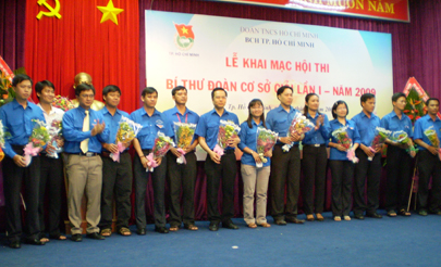 85 thí sinh đạt danh hiệu Bí thư Đoàn cơ sở giỏi năm 2009