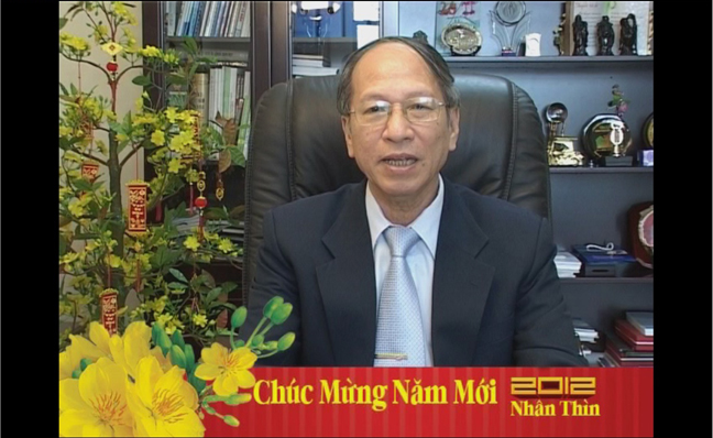 Video GS. TS. Đào Văn Lượng - Hiệu trưởng STU chúc xuân Nhâm Thìn 2012