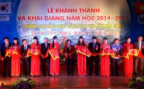 Bac Giang: Vietnam-Korea Technology College inaugurated
