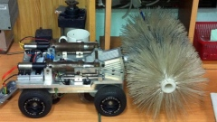 College lecturer makes pipe-cleaning Curiosity rover lookalike