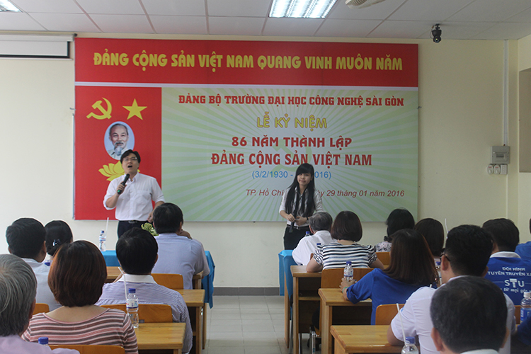Đảng bộ STU tổ chức lễ kỷ niệm 86 năm thành lập Đảng Cộng Sản Việt Nam