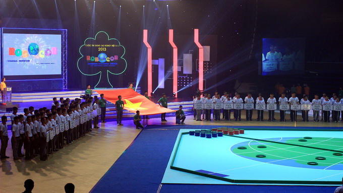 Vòng chung kết robocon Việt Nam 2013 đã bắt đầu