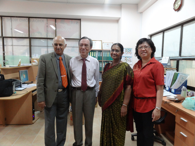 GS Prakash trở lại giảng dạy tại khoa CNTP trường STU
