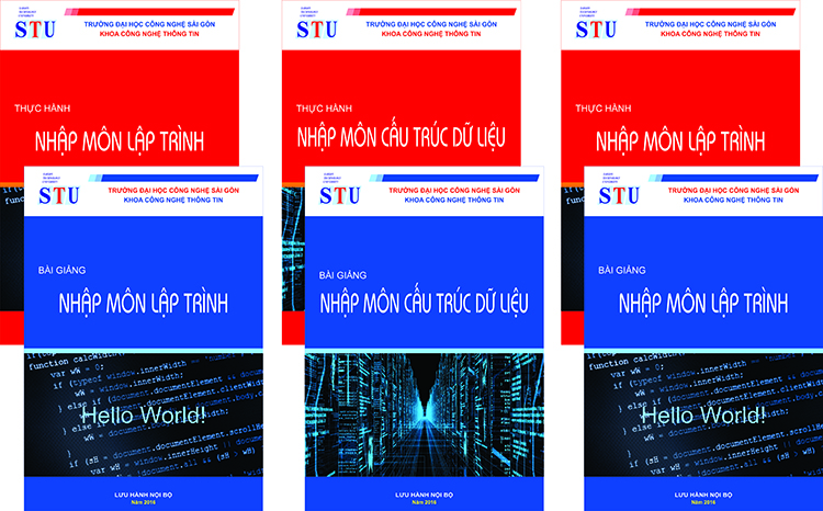 STU in ấn và phát hành bài giảng phục vụ đào tạo